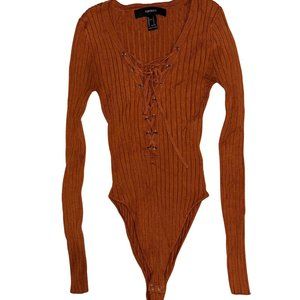 Forever 21 burnt orange bodysuit